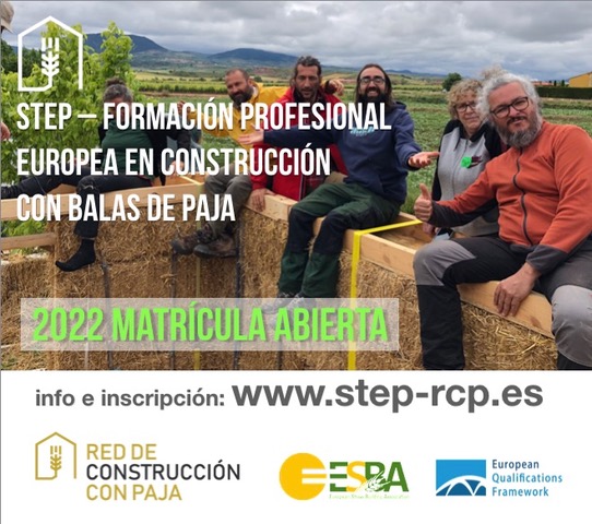 STEP-RCP 2022: Formación Profesional en Construcción con Paja